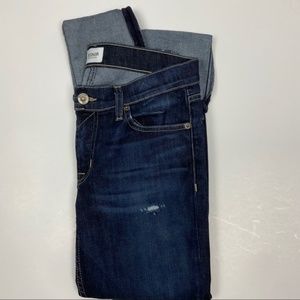 Hudson Jeans Muse Cuff Crop Jeans Dark Mosaic 27